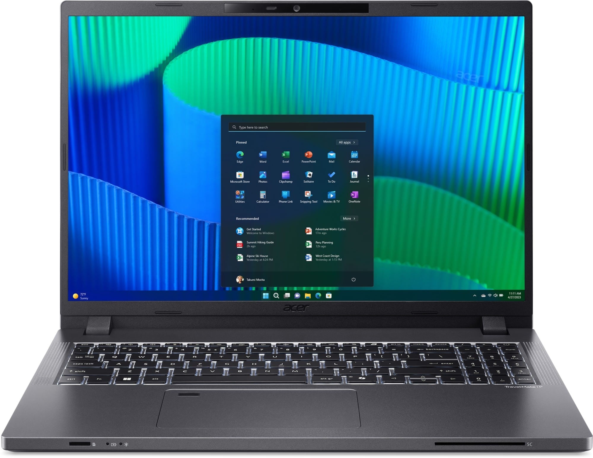 Acer TMX414-51-TCO-51CL INTEL Core Ultra 5 Processor 226V 14" Wuxga IPS SRGB100% 120HZ Uma No External Video Memory 16GB LPDDR5X Memory 512GB PCIE NV