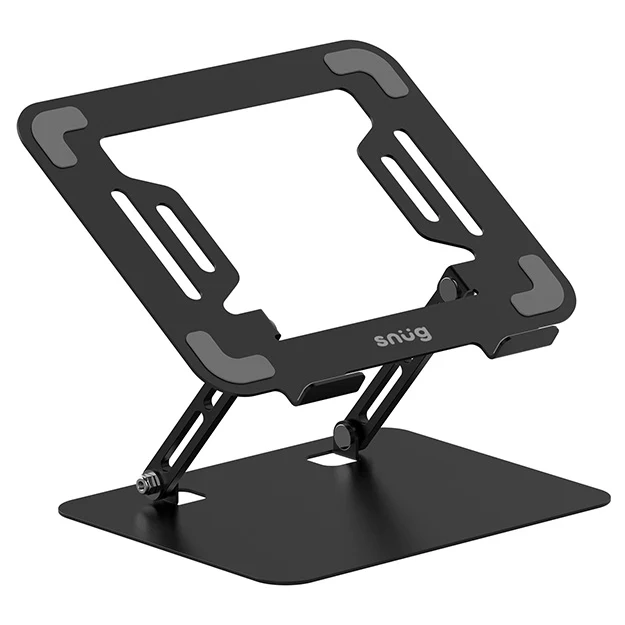 Snug Multiangle Steel Laptop Stand For 11IN-17IN Rotating Multiangle Adjustable 1 Year