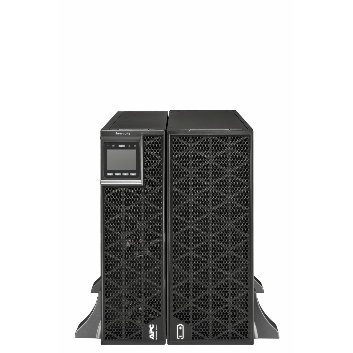 APC Smart-Ups On-Line, 20KVA/20KW, Rack/Tower, 230V/380...415V, Hard Wire 5-Wire(3p+n+e)+3-Wire(1p+n+e), Network Card, Rail Kit Excluded