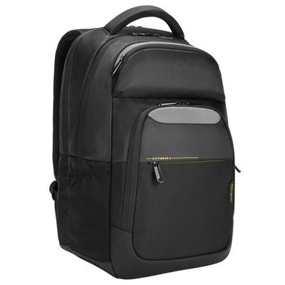 Targus Citygear 14 Laptop Backpack Black Durable Backpack To Carry Your Tech; The Perfect Commuter Backpack Dome Protection System; Shock-Absorbing L