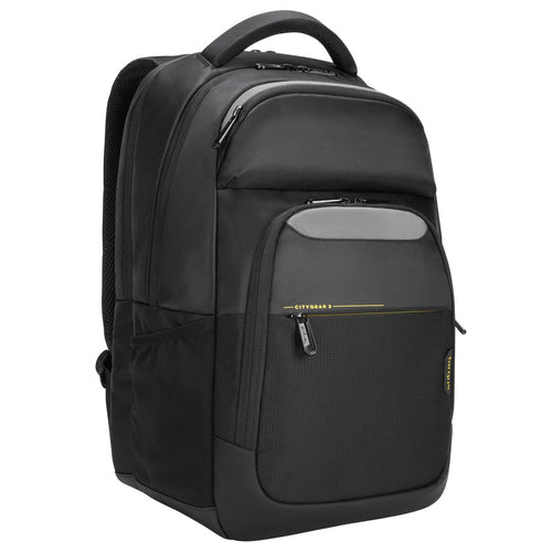Targus Citygear 15.6" Backpack W Raincover Dome Protection System; Shock-Absorbing Layers Dissipate Any Impact Pressure On Laptop & Tablet Inside, Ve