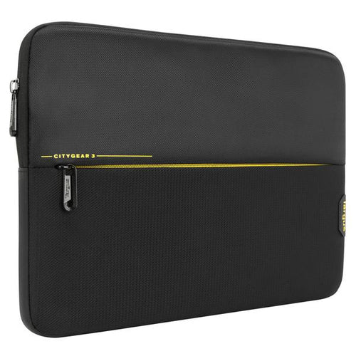 Targus Citygear 13.3 Laptop Sleeve, Durable And Padded Sleeve To Fit Up To 13.3” Laptops, Tablets & 2 In 1 Devices, Zipped Front Pocket For Storage,