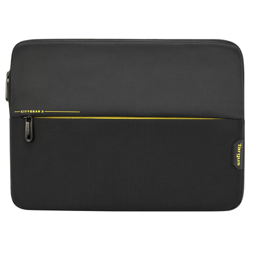Targus Citygear 14IN Laptop Sleeve, Durable And Padded Sleeve To Fit Up To 14” Laptops & 2-IN-1 Devices, Zipped Front Pocket For Storage