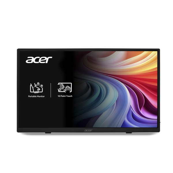 Acer Monitor Commercial- PM161QT- Black- Flat- 15.6"- IPS- Response Time: 6MS- Resolution: 1920X1080- Viewing Angle: 178º (h) / 178º (v)- Aspect Rati