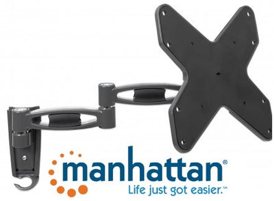 Manhattan Universal Flat-Panel TV Articulating Wall Mount - Double arm - TechTic