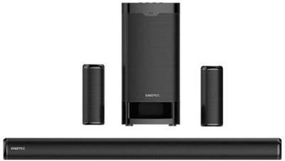 Sinotec SBS 511HS 5.1 Channel Soundbar System with External Wireless Subwoofer And Two Wired Satellite Speakers- Up to 630W Of Total Audio Power Output, Bluetooth Ver 4.2 Audio Streaming - TechTic