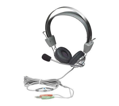 Manhattan Stereo Headset + Microphone with in-line volume control - TechTic