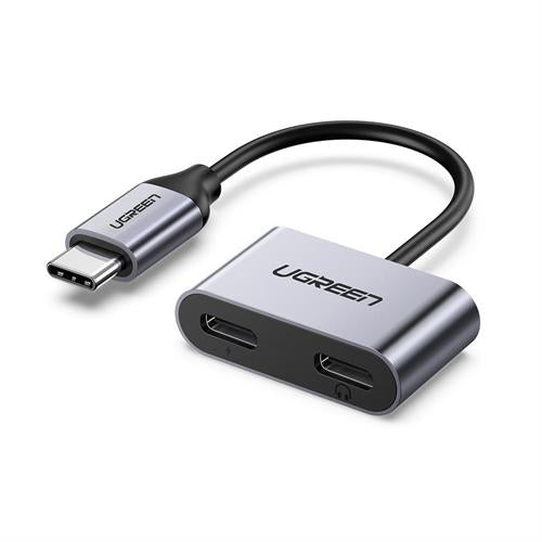 Ugreen 2-in-1 USB-C To Headphone & Charger Adapter - TechTic