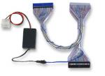 Manhattan ATA 133 Round UV Cable - Rainbow Wire + UV Jacket And Silver Braid - TechTic