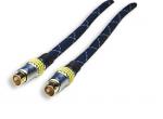 S-Video Male to Male. Heavy gauge cable with nylon mesh protective jacket. Corrosion resistant gold plated contacts for best data transmissionHeavy duty - TechTic