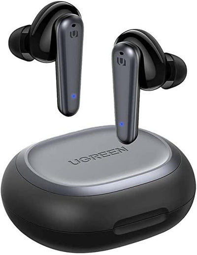 Ugreen HiTune T1 Wireless Earbuds with 4 Microphones - HiFi Stereo Bluetooth Earphones with Deep Bass Mode, ENC Noise Cancelling for Clear Calls - TechTic