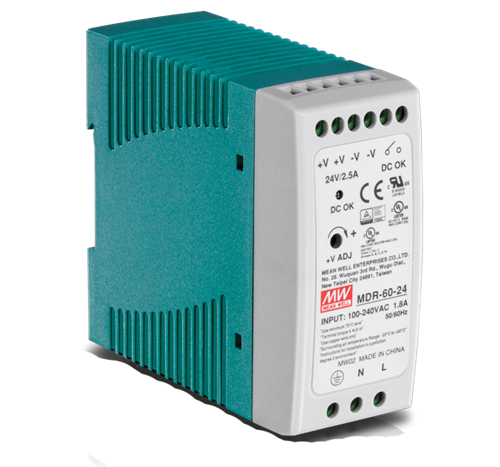 TrendNet 60 W Single Output Industrial DIN-Rail Power Supply - TechTic