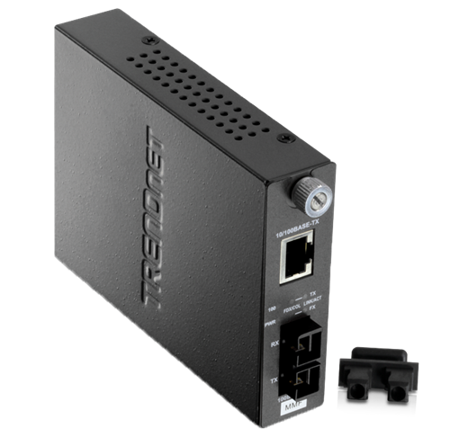 TrendNet 100Base-TX to 100Base-FX Multi Mode SC Fiber Converter - TechTic