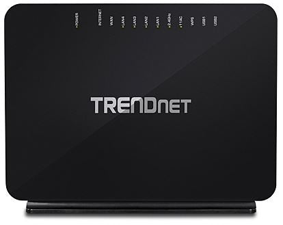 TrendNet AC750 VDSL2/ADSL2+ Modem Router with 4 x 10/100 LAN ports and 1 x Gigabit Mbps WAN port - TechTic