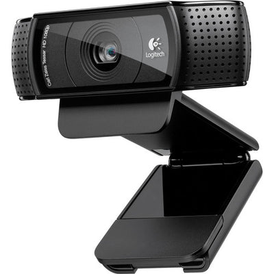 Logitech HD Pro C920 Webcam - FHD 1080p Video at 30 fps Over Skype , Wide 78° Diagonal View , Omni-Directional Dual Stereo Microphones - TechTic