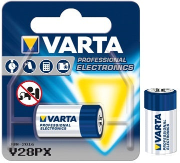 Varta Primary Silver Battery V28 PX / 4 SR 44, Nickel-Oxyhydroxide (NiOx), 6.2V, 145 mAh-Single Pack - TechTic