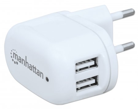 Manhattan PopCharge Home - Europlug C5 USB Wall Charger - TechTic