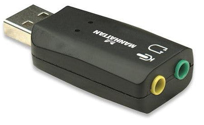 Manhattan Hi-Speed USB 3-D Sound Adapter - TechTic