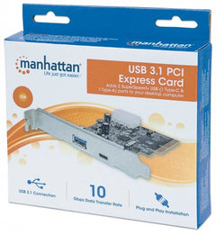Manhattan PCI Express card 2 x external ports - TechTic