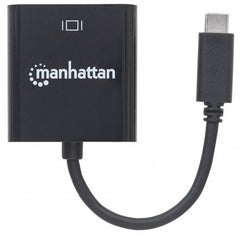 Manhattan SuperSpeed+ USB-C 3.1 to VGA Converter - C Male to VGA Female - TechTic