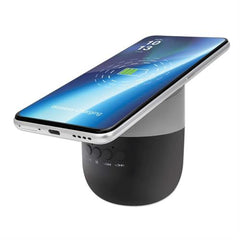 Manhattan Sound Science Bluetooth Speaker with Wireless Charging Pad - Wireless Charging Top - TechTic