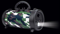 Manhattan Sound Science Bluetooth Speaker with Handle - Wireless Music Playback - TechTic