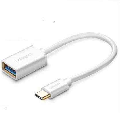 Ugreen Type-C Male To USB 3.0 Type A Female OTG Cable - White - TechTic