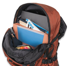 Manhattan 15.6 Zippack Notebook Backpack Colour Orange - TechTic