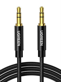 Ugreen 3.5mm Audio Cable Stereo Auxiliary AUX Cord Gold-Plated Male to Male Braided Cable - TechTic