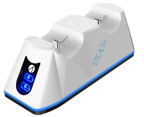 Stealth SP-C100V Twin USB Charging Dock + Play & Charge Cable - TechTic