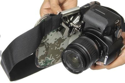 Promate Bolster Universal SLR Holster with Quick Release Latch - Camouflage - TechTic