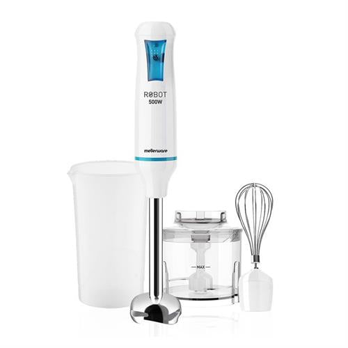 Mellerware Stick Blender With Attachments Stainless Steel - TechTic
