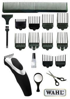 Pro Corded And Cordless Rechargeable 18 Piece Hair Clipper Set - TechTic