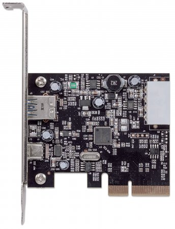 Manhattan PCI Express card 2 x external ports - TechTic