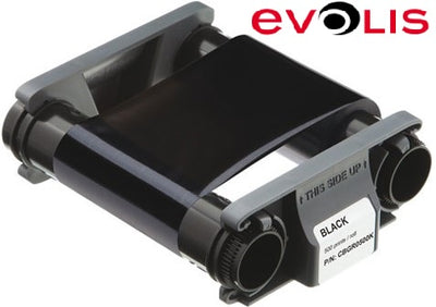 Evolis Black Monochrome Printer Ribbon -for Badgy100 to 500 Printers - TechTic