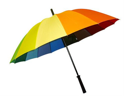 Handheld Large Multicolour Umbrella-16-Panel Design - TechTic