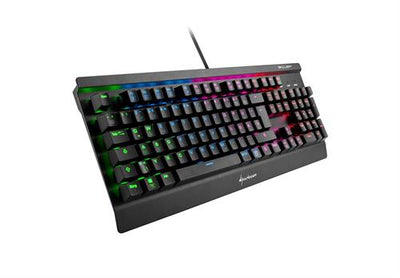 Mechanical USB gaming keyboard with RGB LED illumination - TechTic