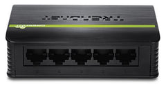 TrendNet 5 Port 10 100 Mbps Fast Ethernet GREENnet Desktop switch - TechTic