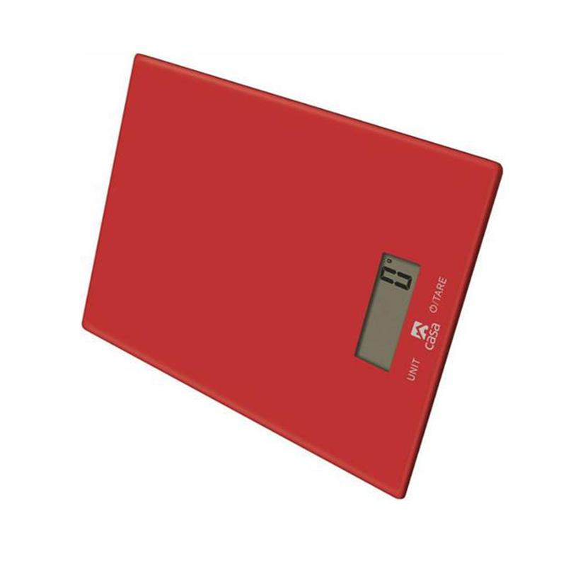 kitchen scale - food scale - Electronic Glass Kitchen Scale Black and Red - TechTic