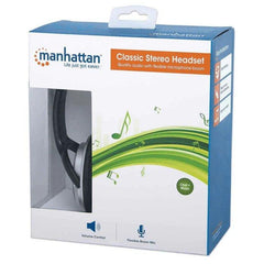 Manhattan Classic Stereo Headset + Microphone - TechTic