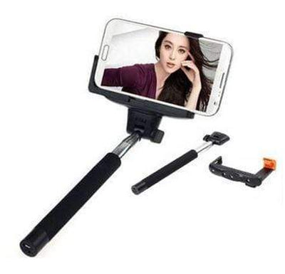 Geeko Z07-5 Monopod Selfie Stick for Mobile Phone - Black - TechTic
