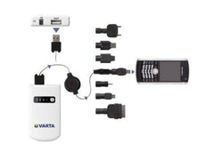 Varta V-Man Portable Power Pack Set -USB-in & USB-Out Function - TechTic