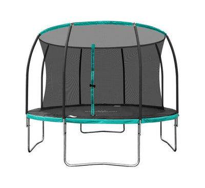 14 ft Trampoline Combo Set With Safety Net - 3 Pole Enclosure - TechTic