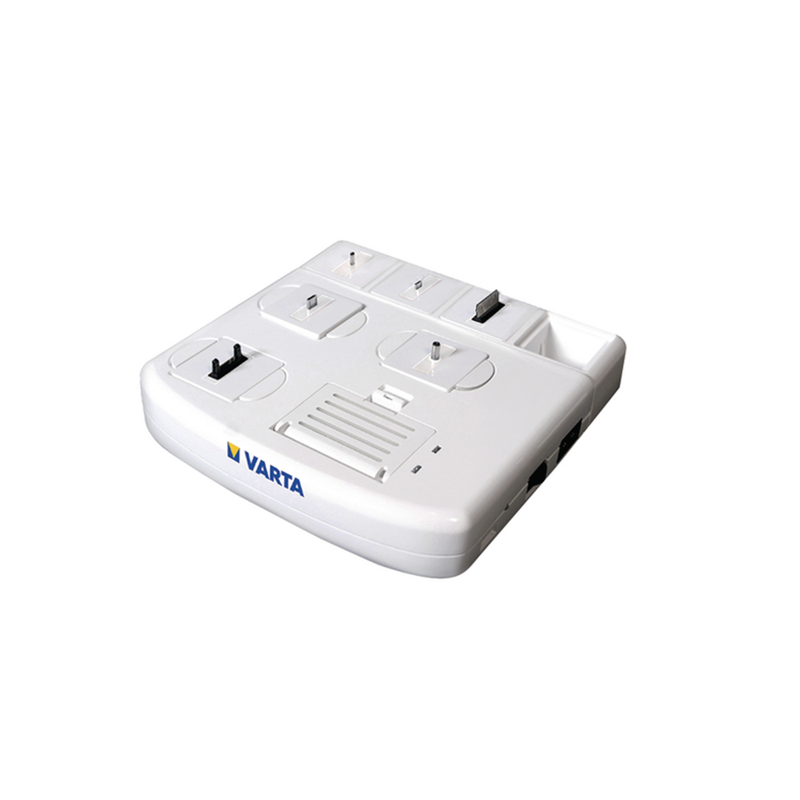 Professional V-Man Home Station - 8 Adapters USB output - 5 Charging slots - TechTic